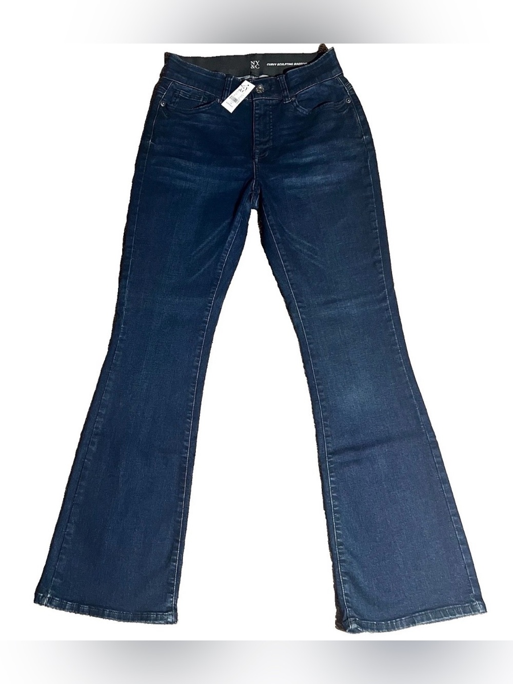 NY&C Curvy Sculpture Bootcut Woman Jeans Size 10 NWT